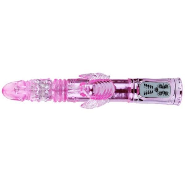 BAILE - RECHARGEABLE VIBRATOR WITH ROTATION AND THROBBING BUTTERF STIMULATOR 4